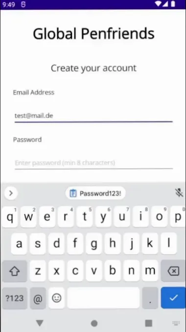 Login-Seite